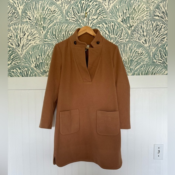 NWT Tuckernuck Camel Emerson Coat Dress Small - Picture 4 of 8